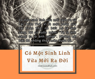 CÓ MỘT SINH LINH VỪA MỚI RA ĐỜI