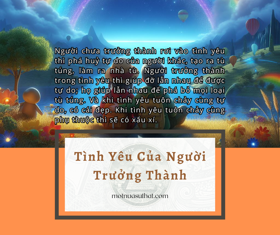 TÌNH YÊU CỦA NGƯỜI TRƯỞNG THÀNH